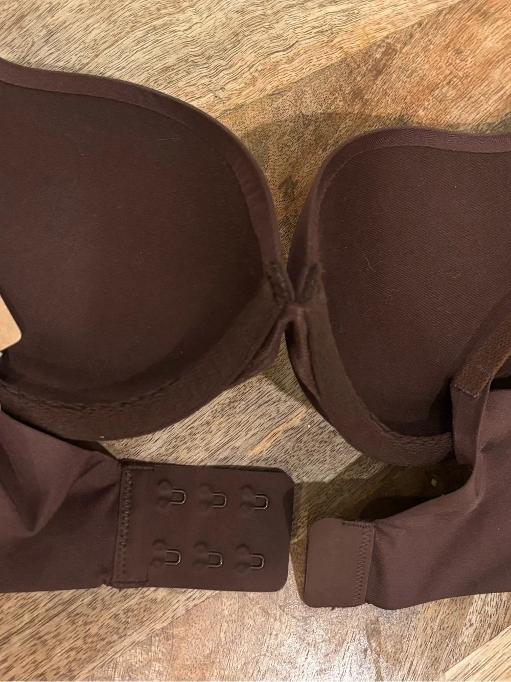 SKIMS Ultimate Push Up Plunge Bra in Cocoa 32-B